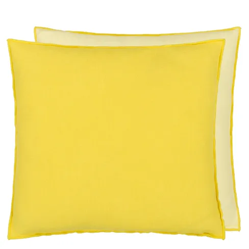 Brera Lino Mimosa & Primrose Linen Cushion