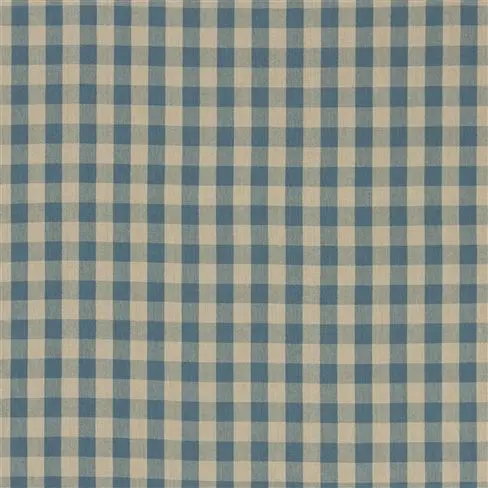 old forge gingham - chambray/linen