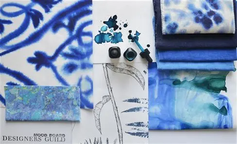 Moodboard: Into the blue