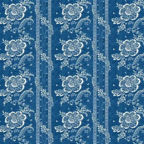 Batik Florette Vintage Blue
