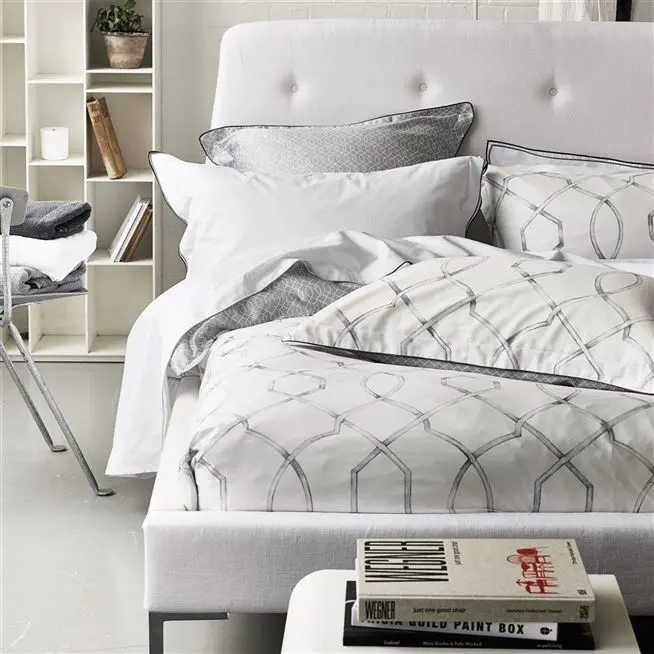 Rabeschi Graphite Bed Linen Designers Guild