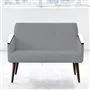 Ray - Two Seater - Walnut Leg - Cassia Zinc
