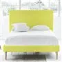 Square Bed - Superking - Beech Leg - Brera Lino Alchemilla