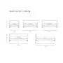 Square Low Bed