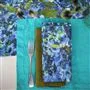 Delahaye Cobalt Linen Runner, Placemats & Napkins