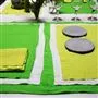 Lario Grass Linen Table Cloth, Runner, Placemats & Napkins