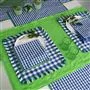 Lario Grass Linen Table Cloth, Runner, Placemats & Napkins