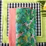 Delahaye Emerald Linen Table Cloth, Runner, Placemats & Napkins 