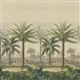 Palm Trail Scene 2 Sepia Cutting