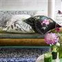 Porcelaine De Chine Velours Noir Cushion