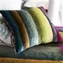 Porcelaine De Chine Velours Noir Cushion