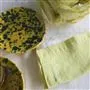 Lario Lemongrass Linen Placemats & Napkins