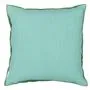 Brera Lino Emerald & Capri Cushion - Reverse