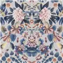 ikebana damask slate blue