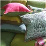 Brera Lino Cerise & Grass Linen Cushion