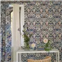Ikebana Damask Slate Blue