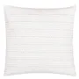 White Embroidered Cushion Emerald