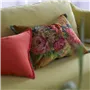 Fleurs D Artistes Velours Terracotta Velvet Cushion