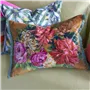 Fleurs D Artistes Velours Terracotta Velvet Cushion