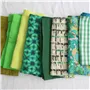 Shibori Emerald Linen Runner, Placemats & Napkins