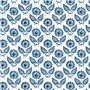medici flower - indigo