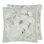 Fleur Blanche Eau de Nil Cushion