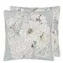 Fleur Blanche Platinum Cushion