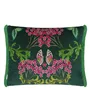 Eleonora Velours Viridian Cushion - Reverse