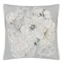 Fleur Blanche Platinum Cushion
