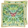 Celastrina Embroidered Turquoise Cushion
