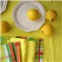 Lario Lemon Linen Table Cloth, Runner, Placemats & Napkins 