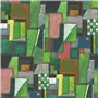 raku patchwork - emerald