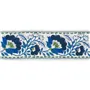 enamel flower indigo