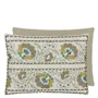 Enamel Flower Celadon Cushion