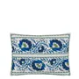 Enamel Flower Indigo Cushion