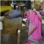 Mikome Indigo Mohair Throw