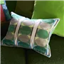 Kushime Emerald Embroidered Cotton Cushion