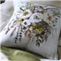 Margaretta Sepia Embroidered Cushion