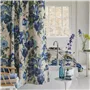 Hirigana Indigo Shower Curtain