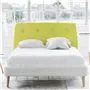 Cosmo Superking Headboard - White Buttons - Brera Lino Alchemilla