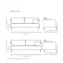Positano 2.5 seater Sofa