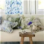 Craven Street Flower Duck Egg Cushion