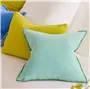 Brera Lino Emerald & Capri Linen Kissen