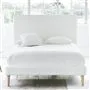 Square Bed - Superking - Beech Leg - Cassia Chalk