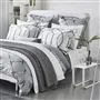 Alba Pale Grey Cotton Throw