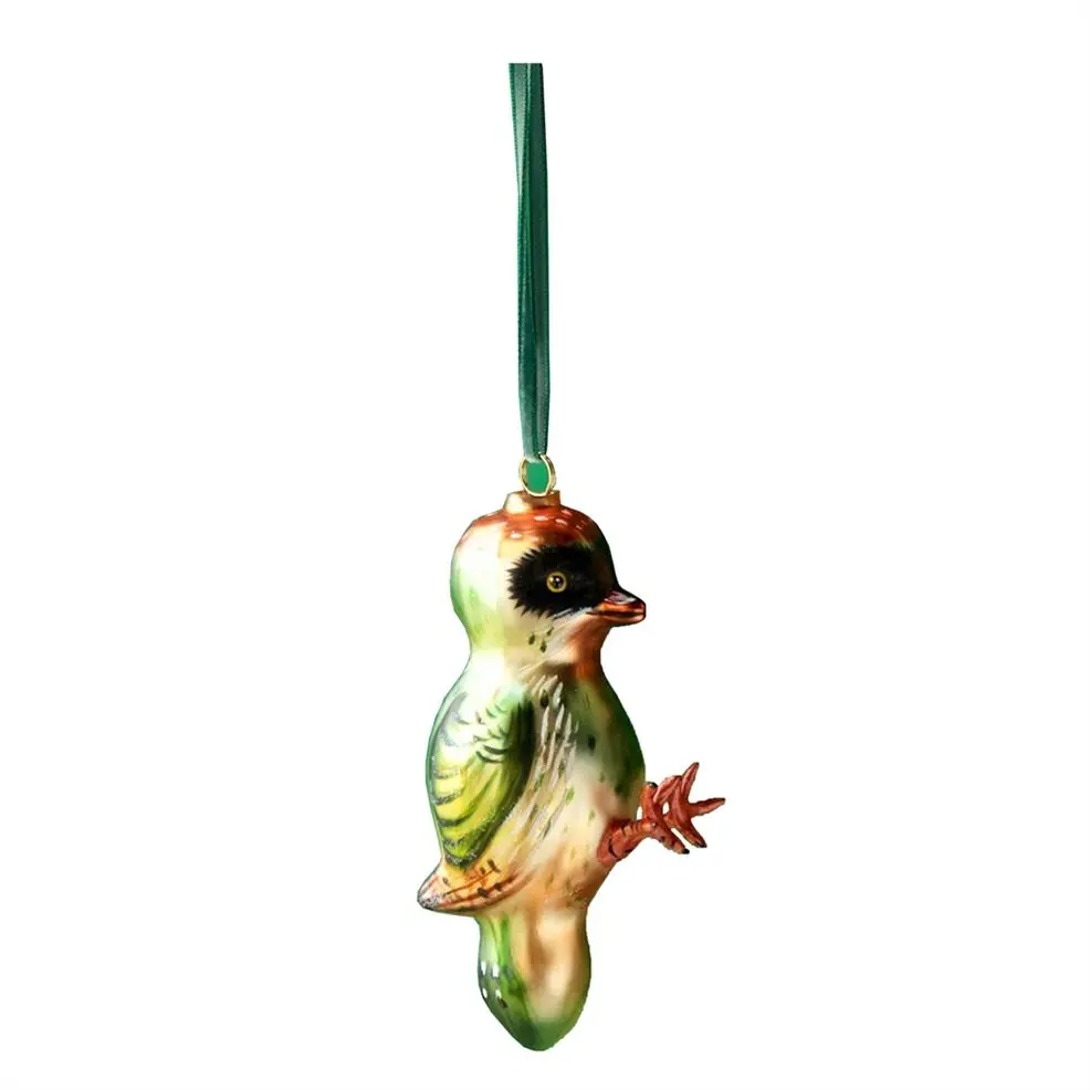 Nathalie Lete Green Bird Christmas Decoration Dg
