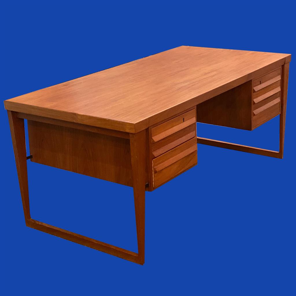 Vintage Teak Desk by Kai Kristiansen